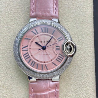 Cartier Ballon Bleu 33MM Diamond Bezel | UK Replica - 1:1 best edition replica watches store, high quality fake watches