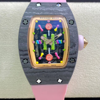 Richard Mille RM-07 Pink Strap | UK Replica - 1:1 best edition replica watches store, high quality fake watches