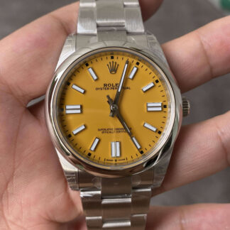 Rolex M124300-0004 Yellow Dial VS Factory | UK Replica - 1:1 best edition replica watches store, high quality fake watches